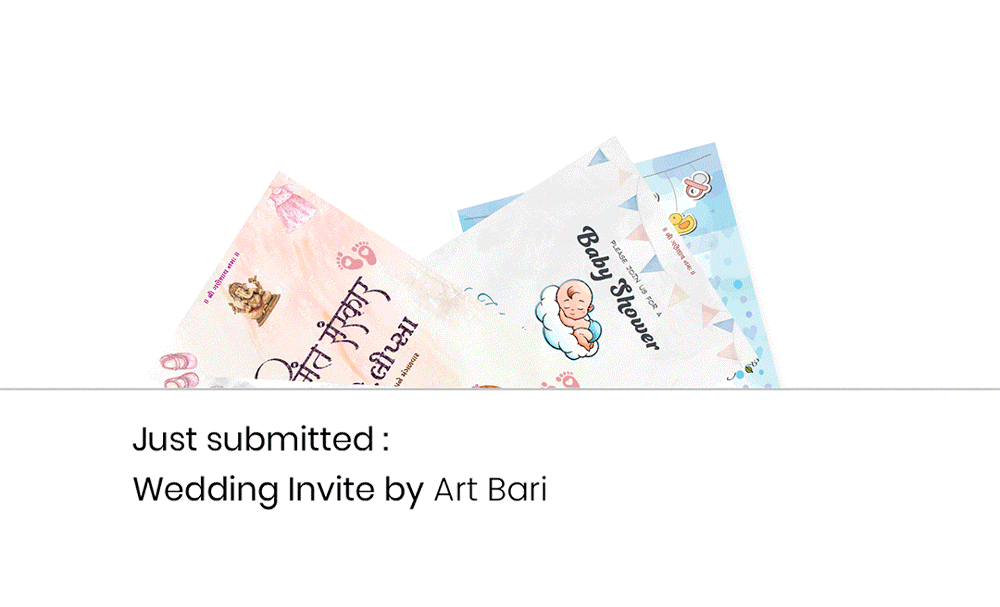 Art Baari invite animation